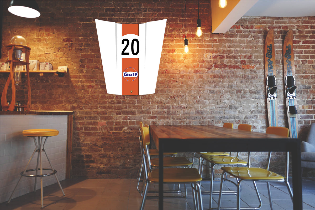 Capot PORSCHE 911 GULF BLANC - Cosy Race