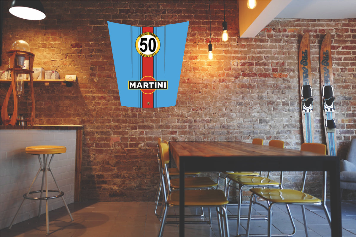 Capot PORSCHE 911 MARTINI LEGENDS BLEU - Cosy Race