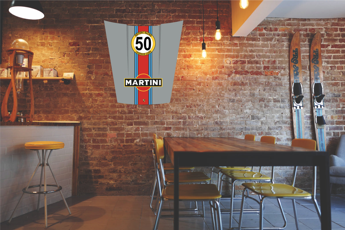 Capot PORSCHE 911 MARTINI LEGENDS GRIS - Cosy Race