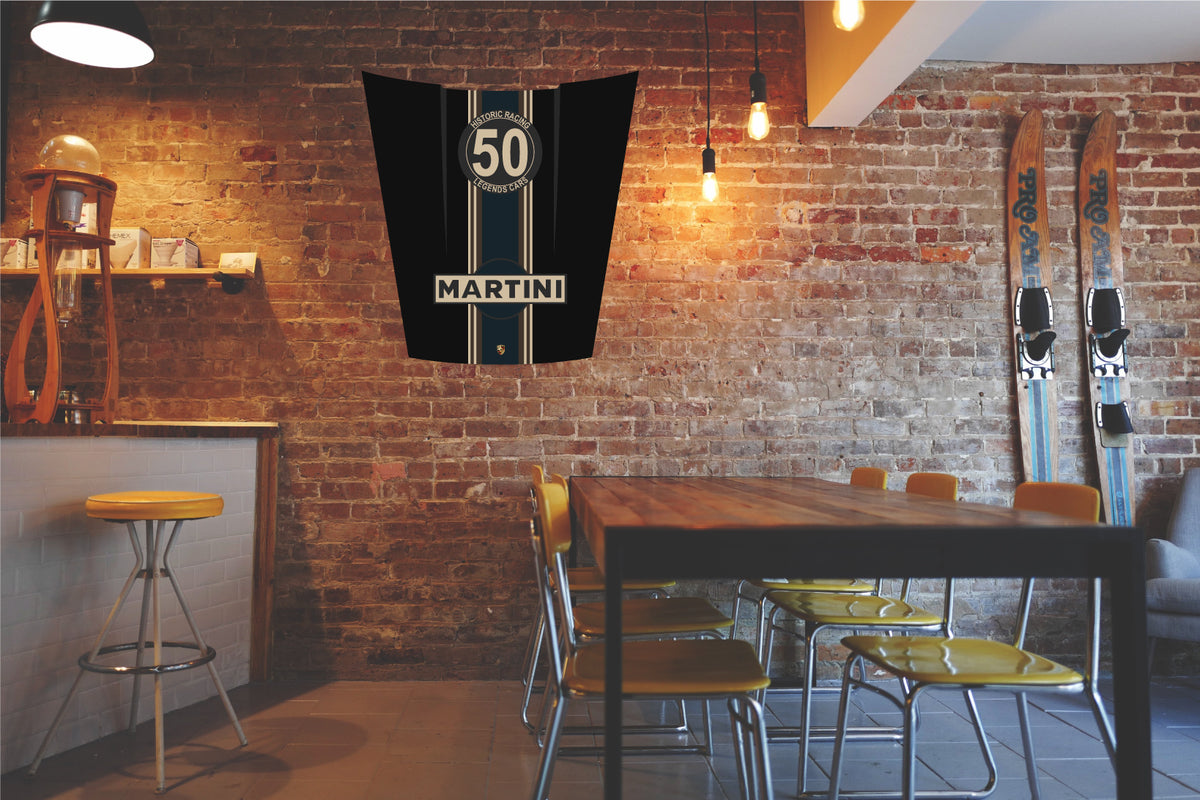 Capot PORSCHE 911 MARTINI LIMITED NOIR - Cosy Race